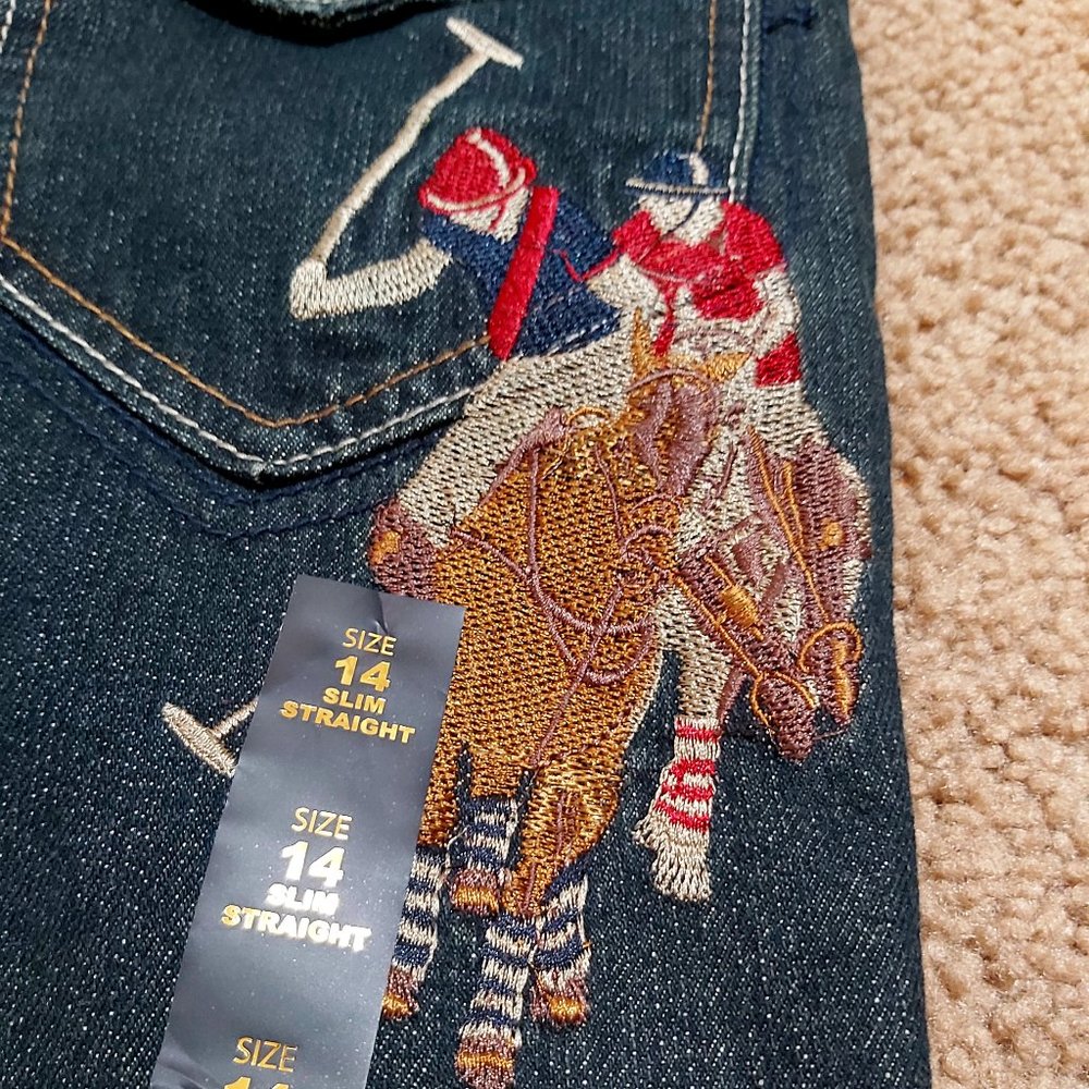 Slim straight Jeans U.A. polo assn. Size 14